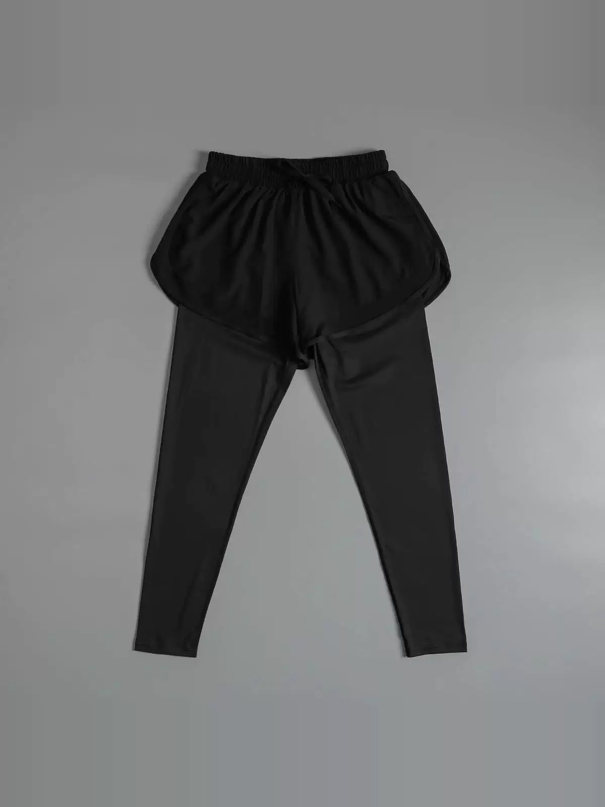 Quần tập thể dục nữ, thiết kế hai trong một, quần tập yoga chạy bộ, nhanh khô, ôm sát, giảm béo, nâng mông, quần dài, mẫu mới thu đông.