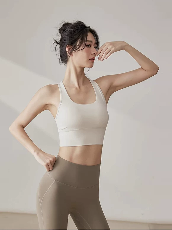 Áo thể thao nữ cao cấp 2025, chống sốc, nâng đỡ, che ngực hai bên, áo tập gym, áo yoga