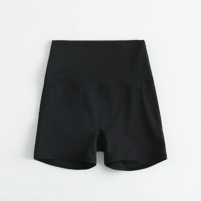 Quần short tập yoga nâng mông không cần mặc quần lót, quần tập thể dục cạp cao không gây khó chịu, quần short thể thao dành cho nữ mùa hè.