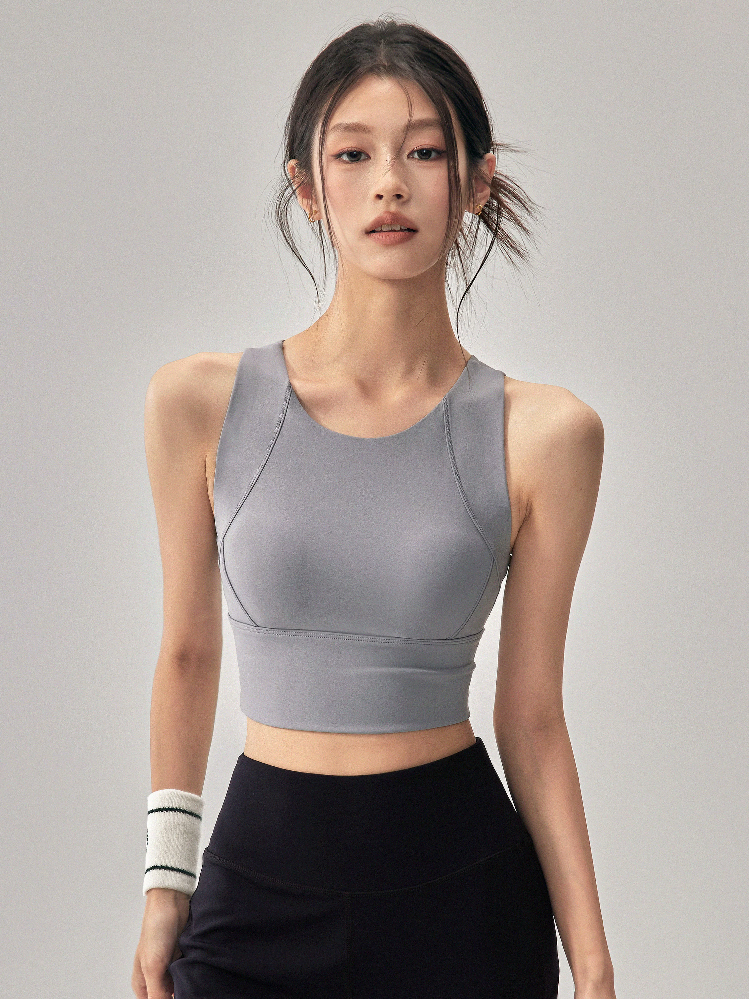 Áo ngực thể thao cường độ cao dành cho nữ, áo tập yoga chống sốc, áo tập chạy bộ có đệm ngực