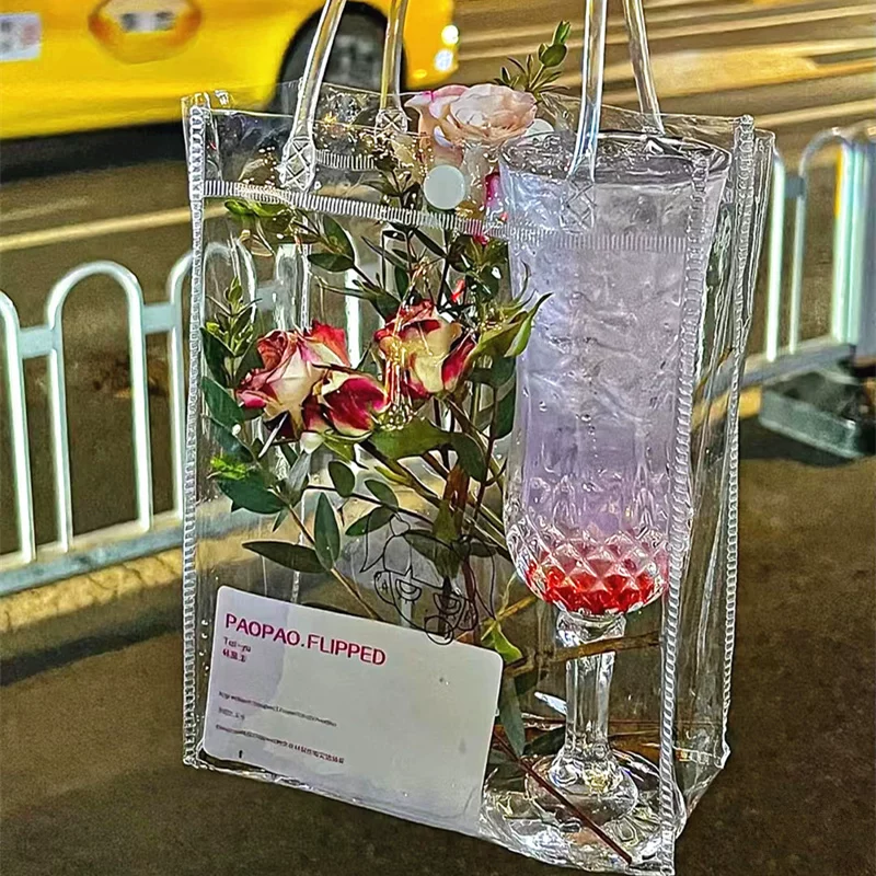 Ly thủy tinh kiểu Instagram, ly uống nước lạnh thời thượng cao cấp, ly cà phê ăn sáng, ly nước chanh nhà hàng, ly cocktail