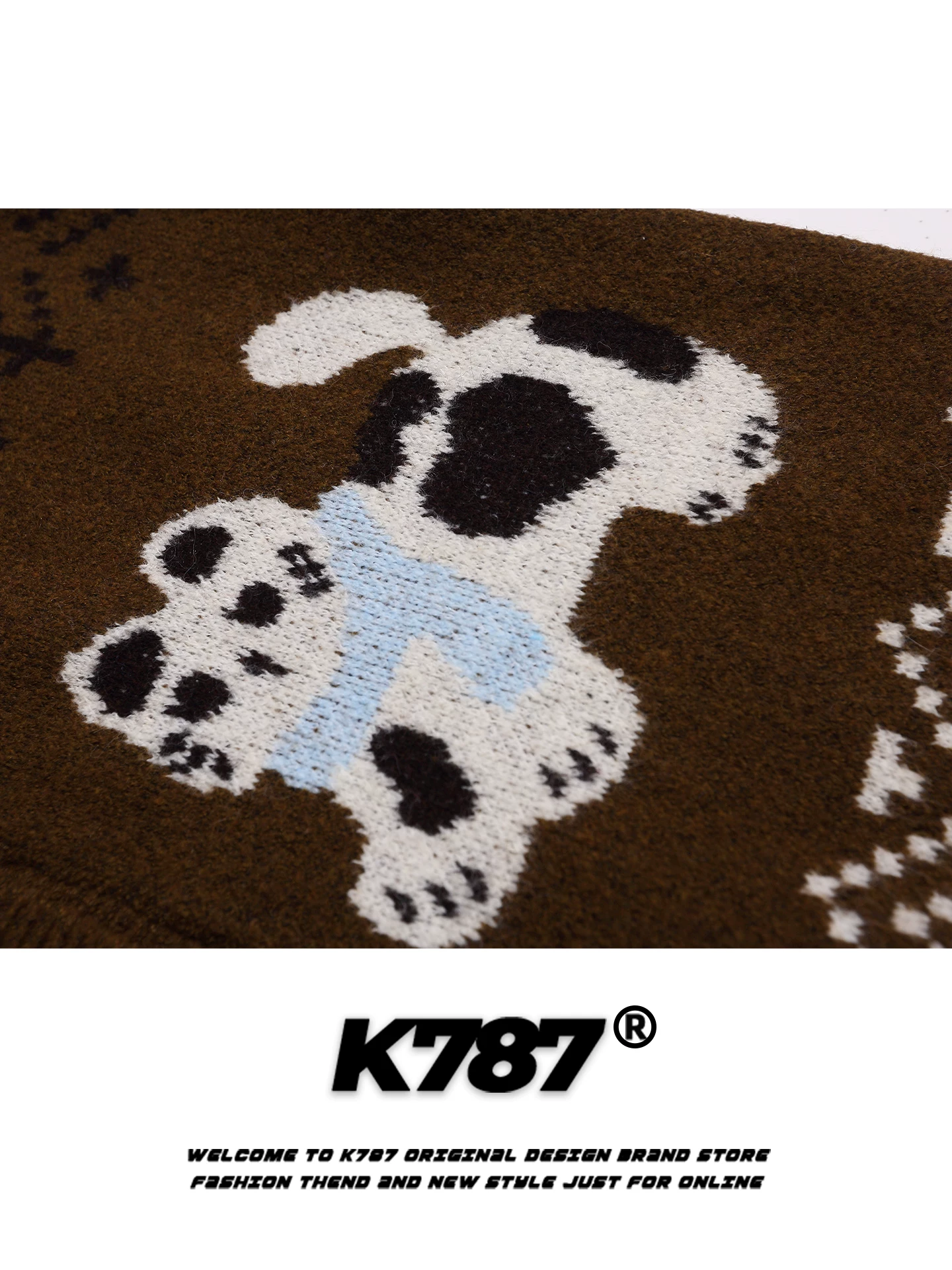 Áo len cardigan cổ chữ V kiểu Mỹ cổ điển dễ thương K787 dành cho nữ, mềm mại và trẻ trung, áo khoác dệt kim phối màu dành cho cặp đôi