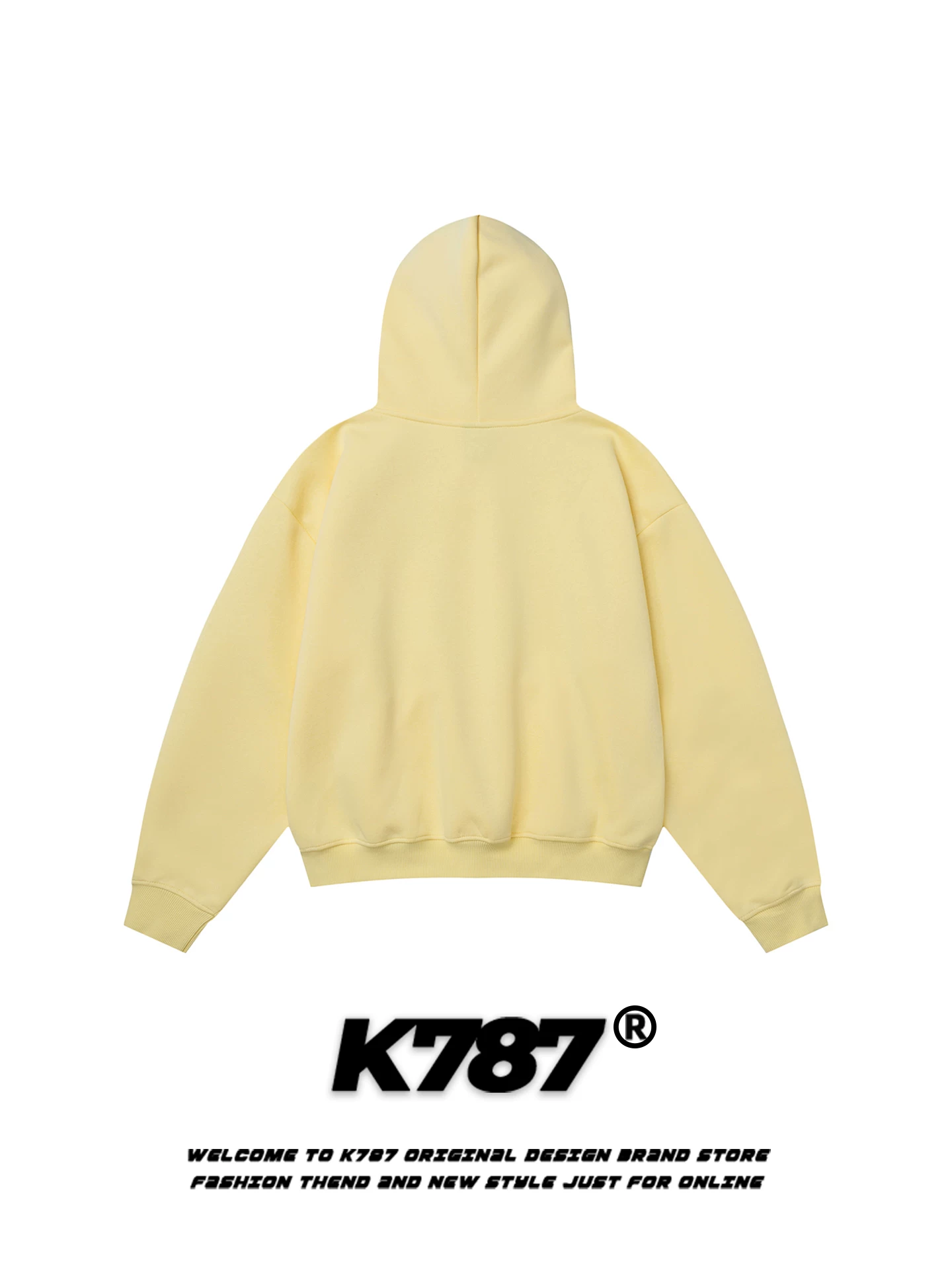 Áo hoodie in chữ phong cách đường phố Mỹ K787 dành cho nam và nữ, áo hoodie dáng rộng, thoải mái mùa thu đông, áo khoác ngắn cặp đôi