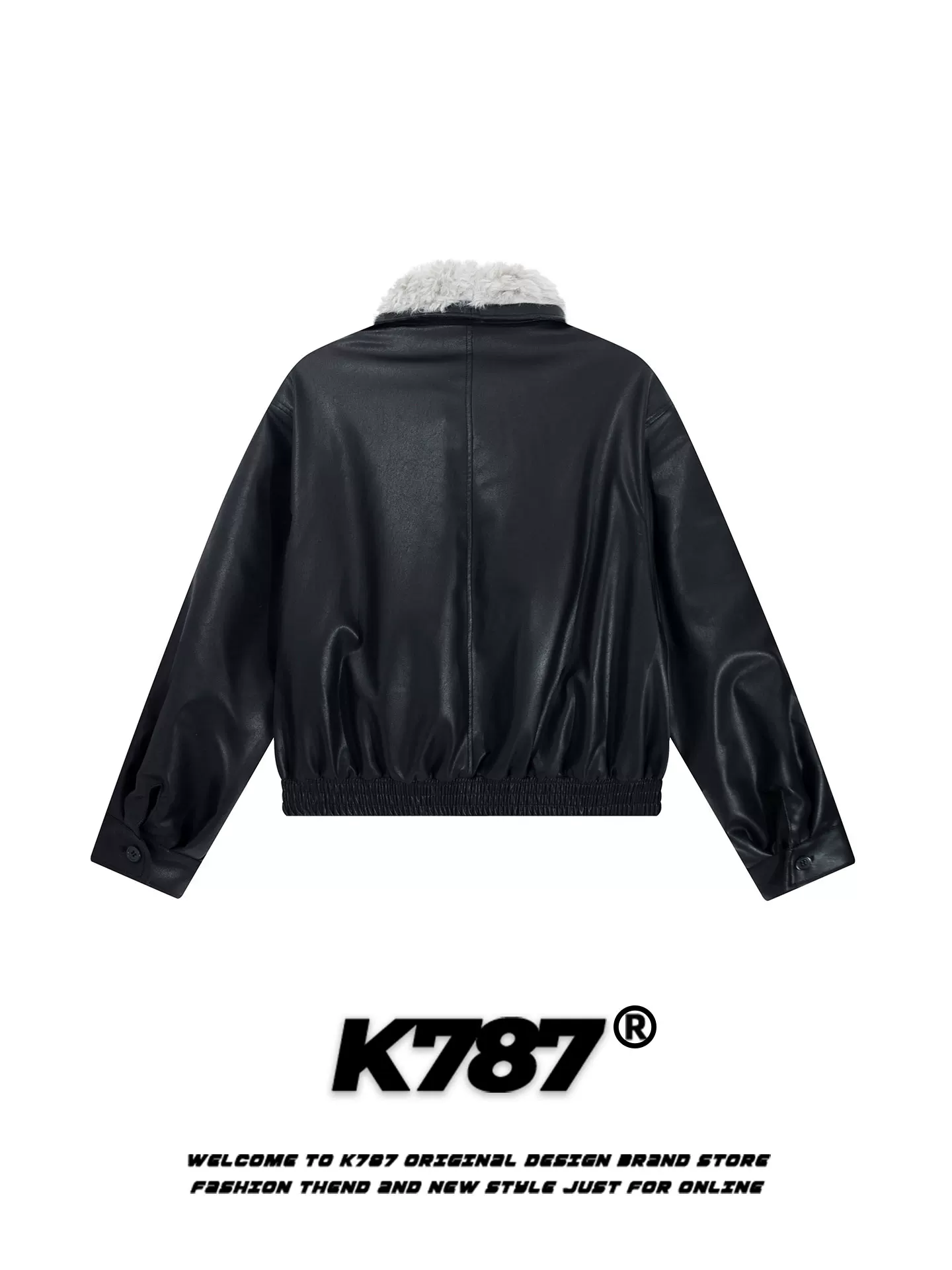 Áo khoác lót bông cổ lông phong cách retro Mỹ K787 dành cho nam và nữ, dáng rộng, phong cách cá tính, ấm áp, áo khoác lót bông đôi mùa đông 2025