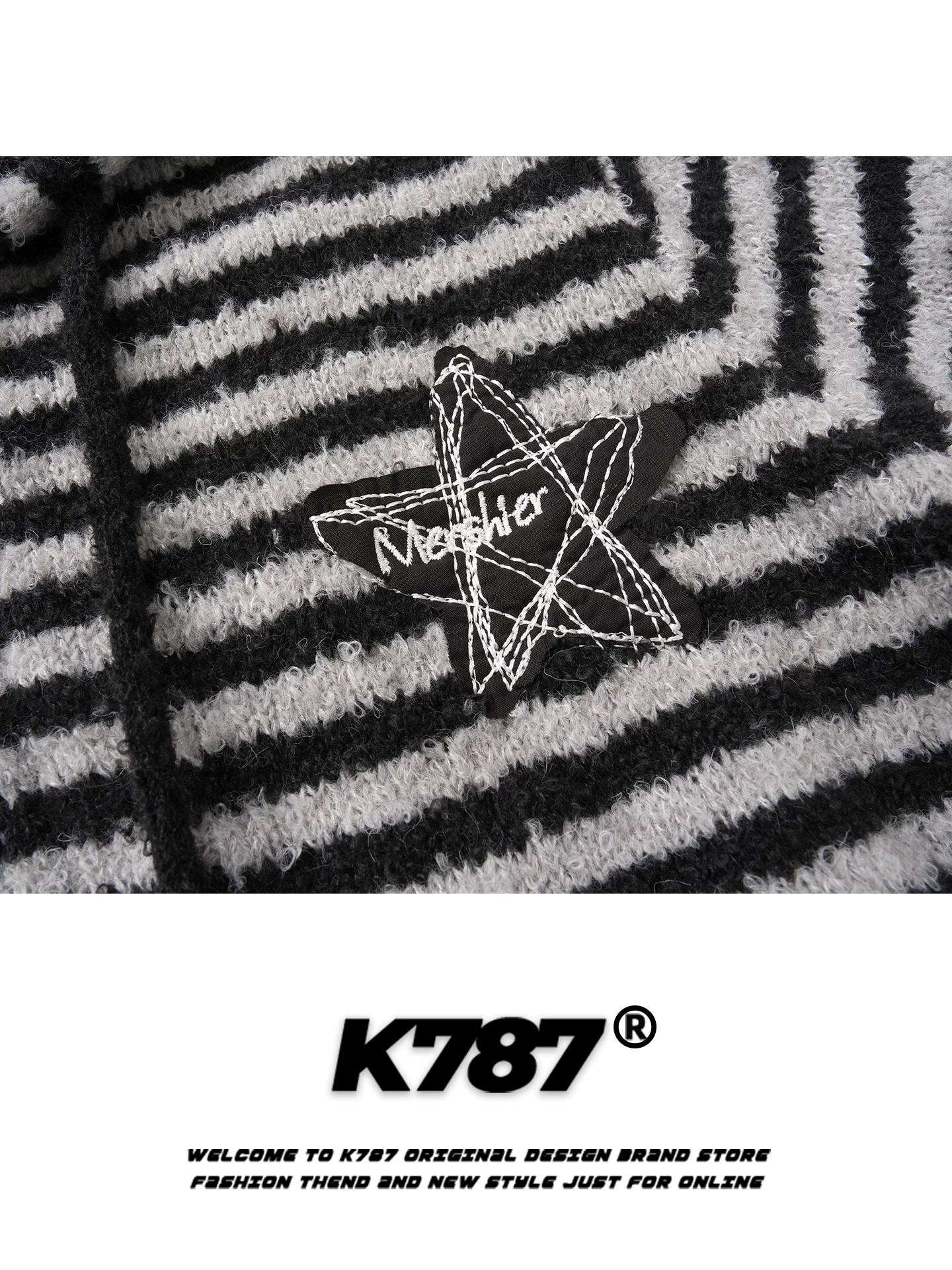 Áo len cardigan có mũ trùm đầu kiểu Mỹ cổ điển K787 dành cho nữ, kiểu dáng ôm sát, phong cách thoải mái, áo khoác ngắn dệt kim đi làm