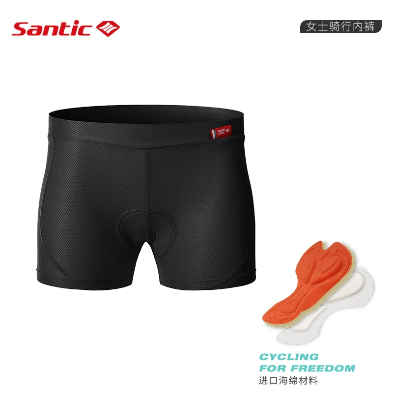 Quần lót đi xe đạp Santic, quần short đạp xe quay, quần short đạp xe có đệm dành cho nữ.