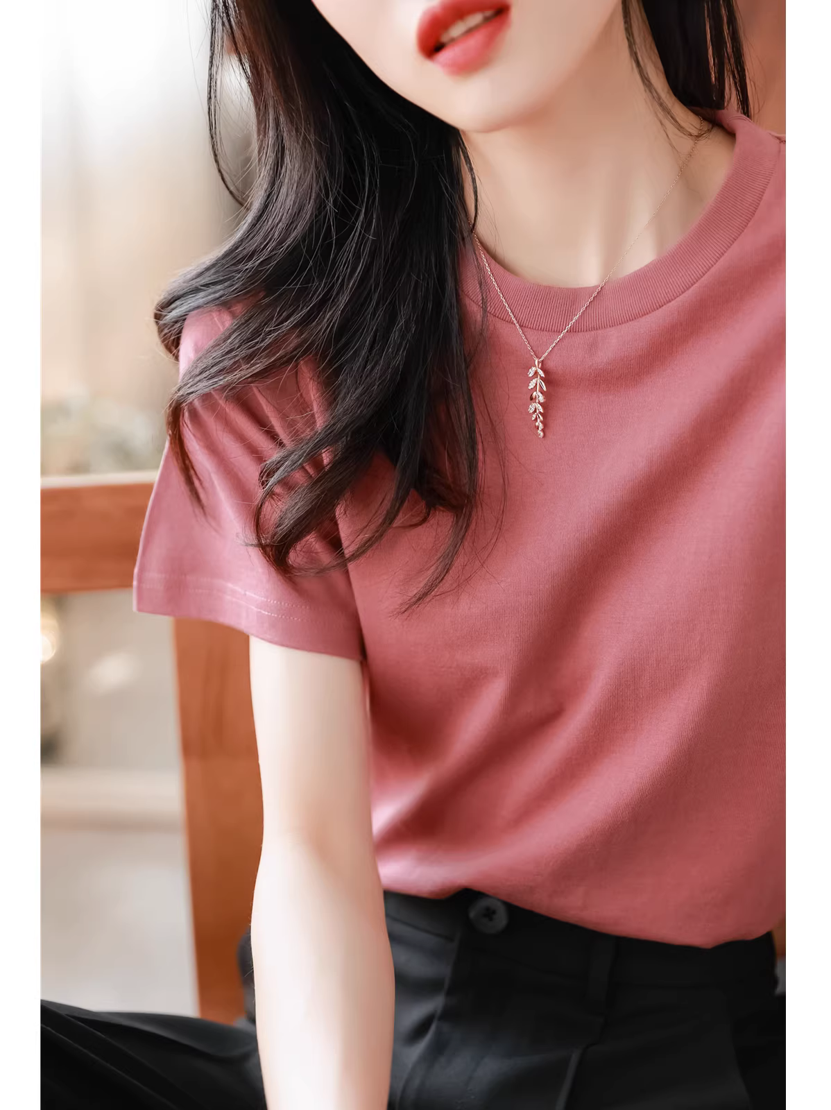 【Áo thun ngắn tay bằng cotton dài sợi Tân Cương 230g】Chất liệu tốt, chất lượng cao! Nhiều lựa chọn màu sắc, unisex.