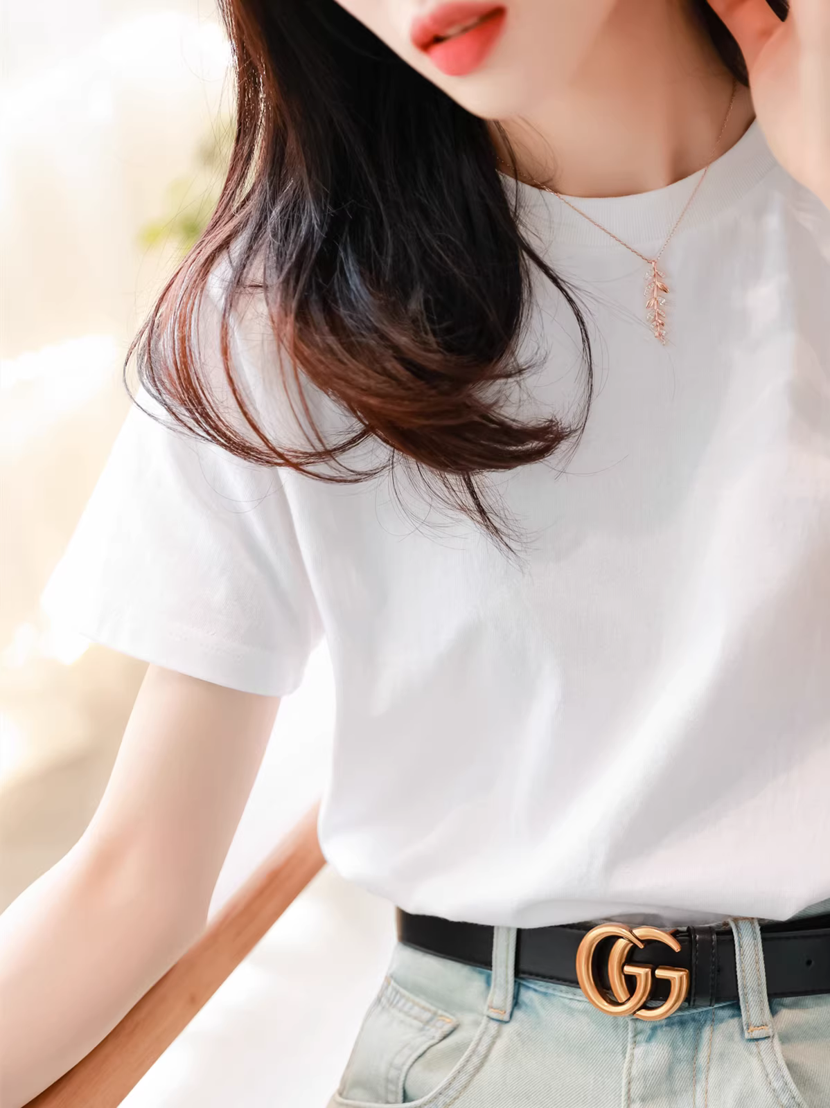 【Áo thun ngắn tay bằng cotton dài sợi Tân Cương 230g】Chất liệu tốt, chất lượng cao! Nhiều lựa chọn màu sắc, unisex.