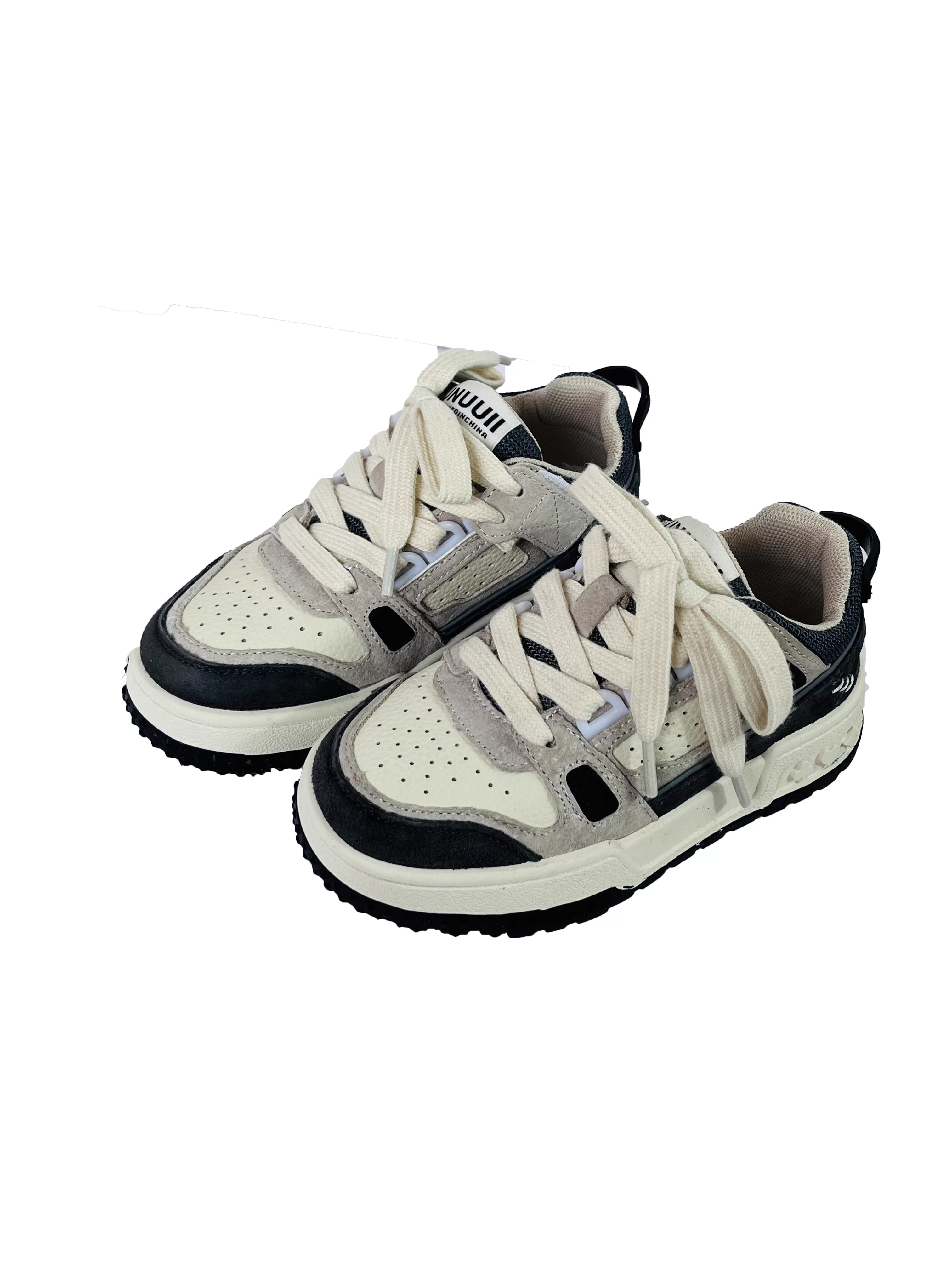 Giày da thật thời trang trẻ em, giày thể thao trẻ em, giày nam, giày thể thao nữ phong cách Hàn Quốc mới xuân 2025, kiểu dáng thời thượng