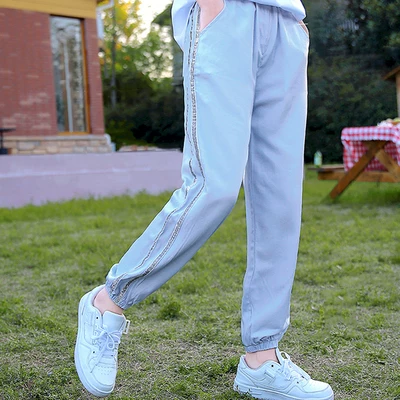 [Giảm giá mùa hè] Quần trẻ em Phong cách mùa hè Quần bé trai và bé gái Quần chống muỗi Tencel Quần short Bộ tay ngắn Quần yếm mỏng