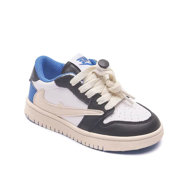 Giày thể thao da thật trẻ em mùa xuân thu 2025 kiểu dáng mới thời trang thoáng khí, giày thấp cổ cho bé gái và bé trai, giày thường ngày