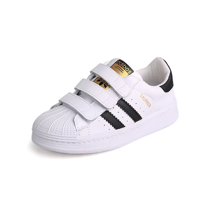 Giày trắng kiểu mới 2025 dành cho bé gái, giày thể thao thoáng khí mùa xuân thu, giày da thật thời trang mới cho bé trai