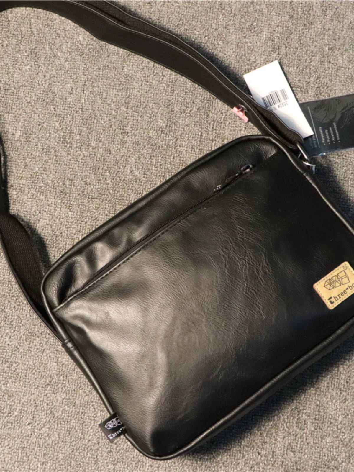 Túi đeo vai thời trang nam ba ngăn, túi đeo chéo ngoài trời phong cách Hàn Quốc và Nhật Bản dành cho nam và nữ, ba lô đeo chéo đựng điện thoại máy tính bảng.