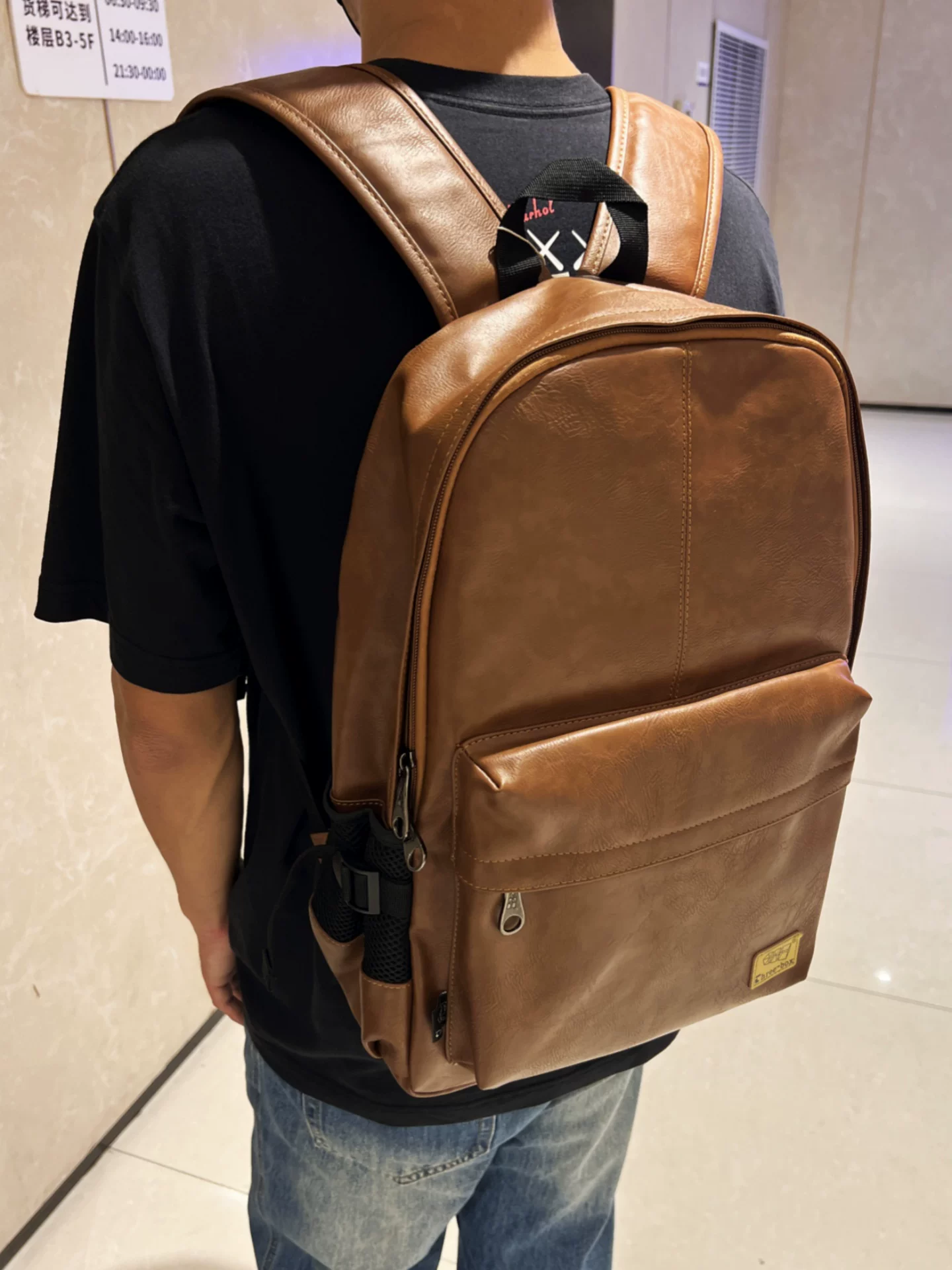 Ba lô ba ngăn túi xách nam phong cách Hàn Quốc thời trang phong cách Nhật Bản túi đi học sinh viên đại học túi đựng laptop retro unisex ba lô đi làm