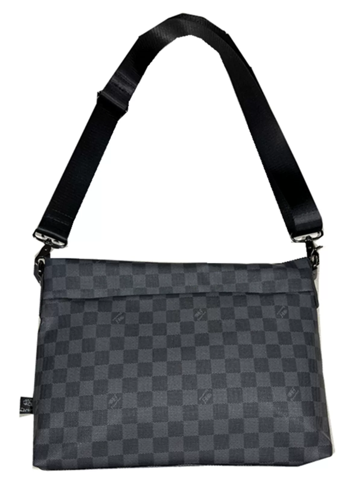 Túi đeo chéo nam kiểu Trung Quốc 2025, túi đeo vai kẻ caro phong cách Nhật Bản và Hàn Quốc, túi nam da mềm đơn giản, balo PU