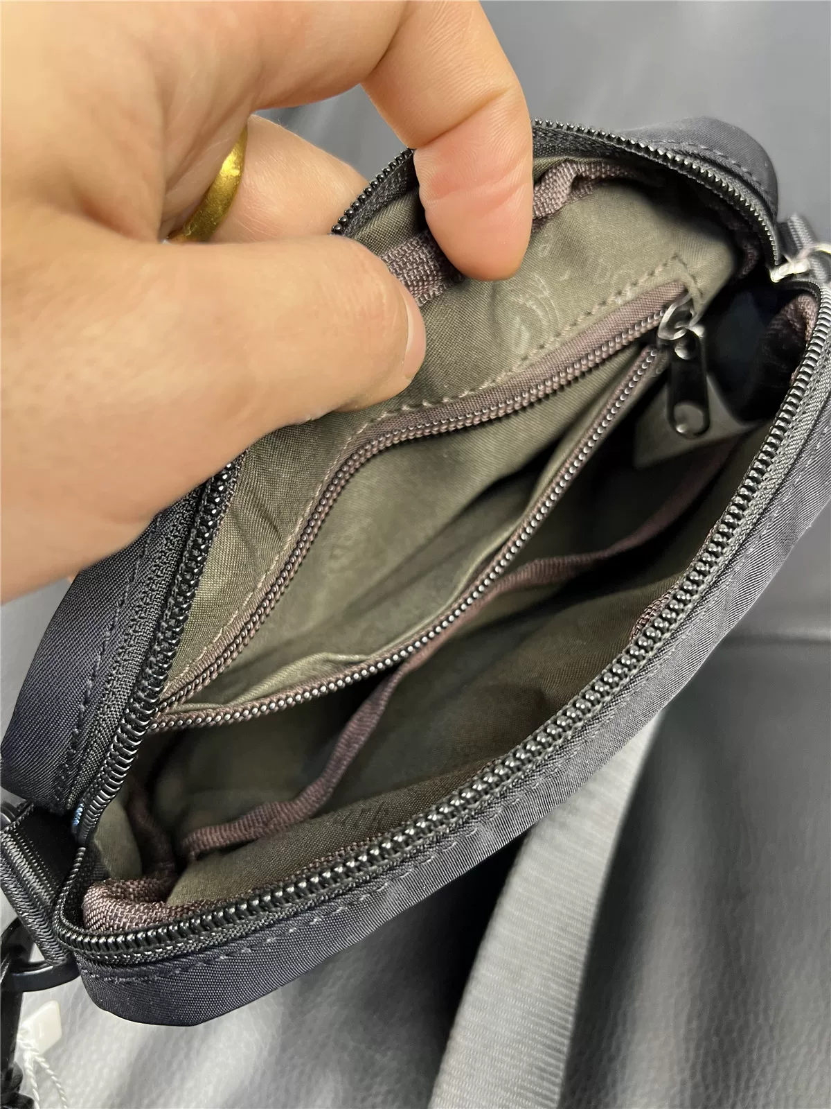 Túi nhỏ hợp thời trang Dark Energy Nhật Bản và Hàn Quốc, túi đeo chéo bằng nylon thời trang, túi đeo vai mini kiểu Nhật thông thường dành cho nam, ba lô đựng điện thoại chống nước