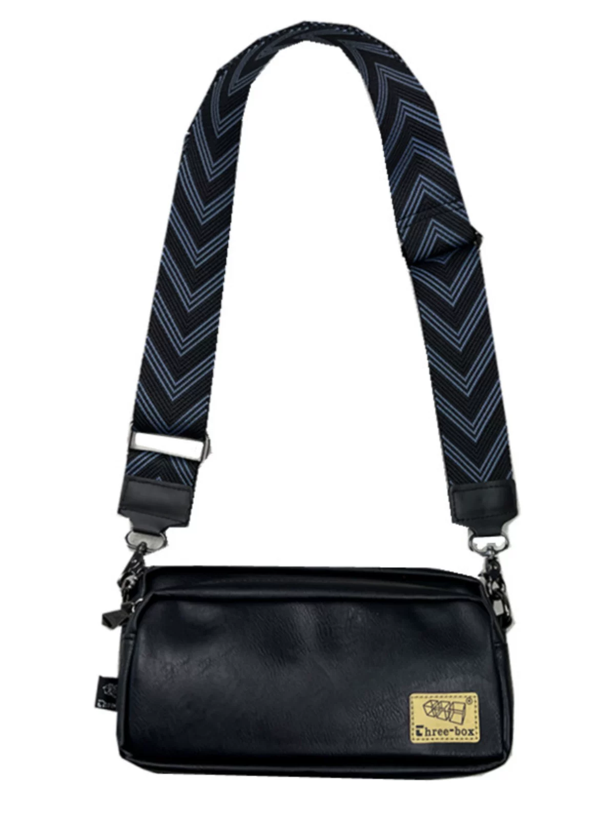 Túi đeo chéo ba ngăn kiểu Hàn Quốc và Nhật Bản mới, túi đeo vai ngoài trời đơn giản và thời trang dành cho sinh viên, túi đeo chéo thông thường