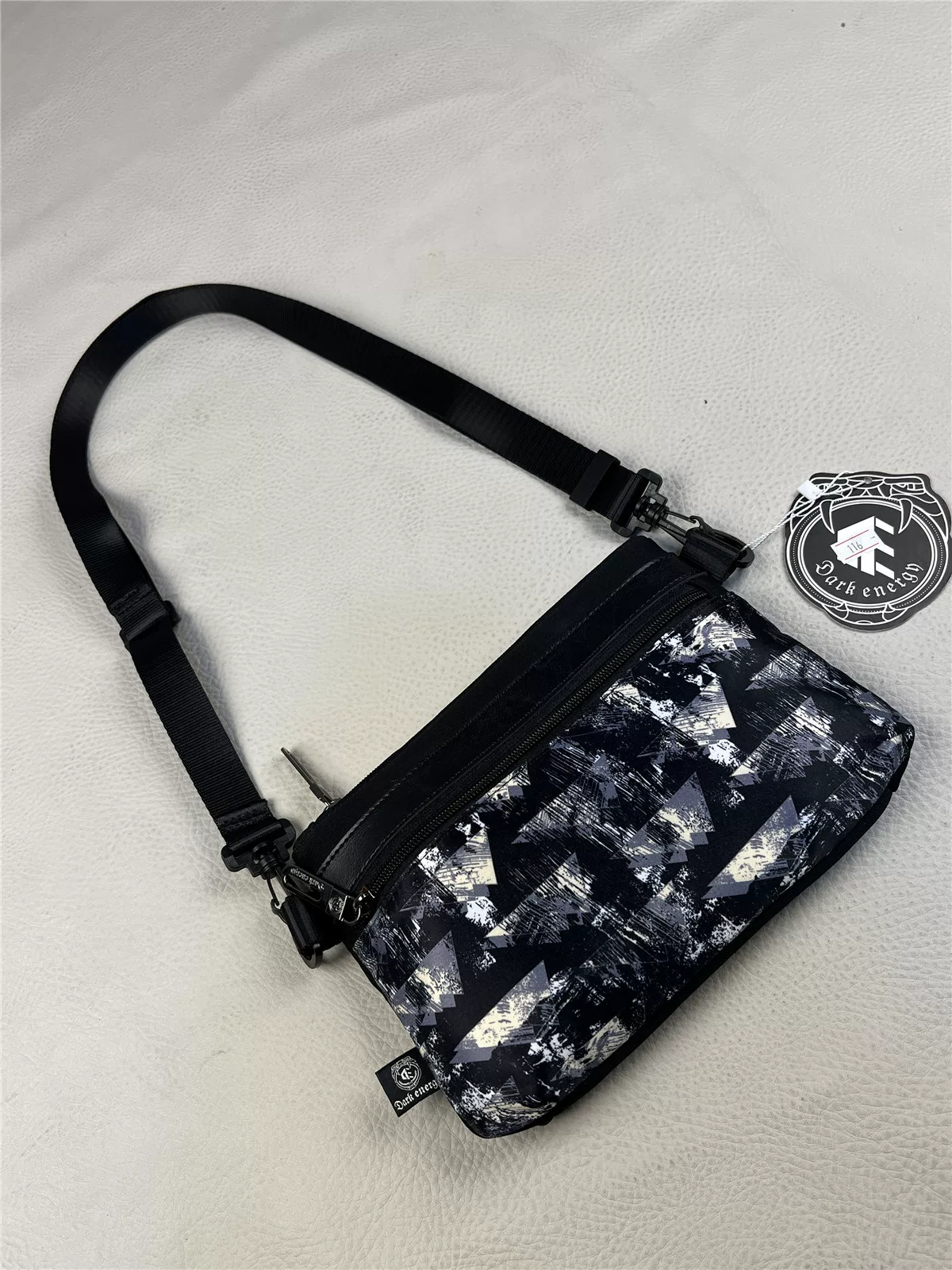 Túi xách nam thời trang ba ngăn chính hãng, túi đeo vai du lịch thông thường, in hình, ba lô, túi đeo chéo, túi cầm tay