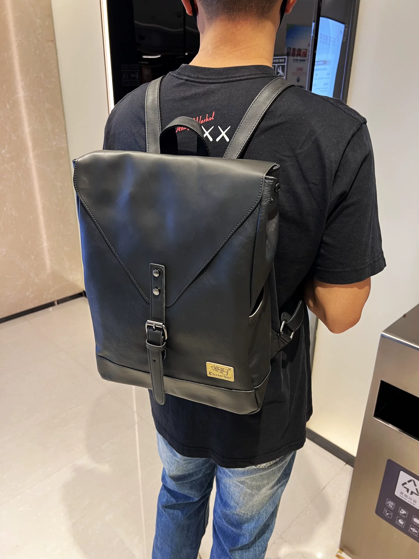 Ba lô nam cá tính ba ngăn, phong cách retro, thời trang, balo đựng laptop đi làm, du lịch, học sinh, dung tích lớn