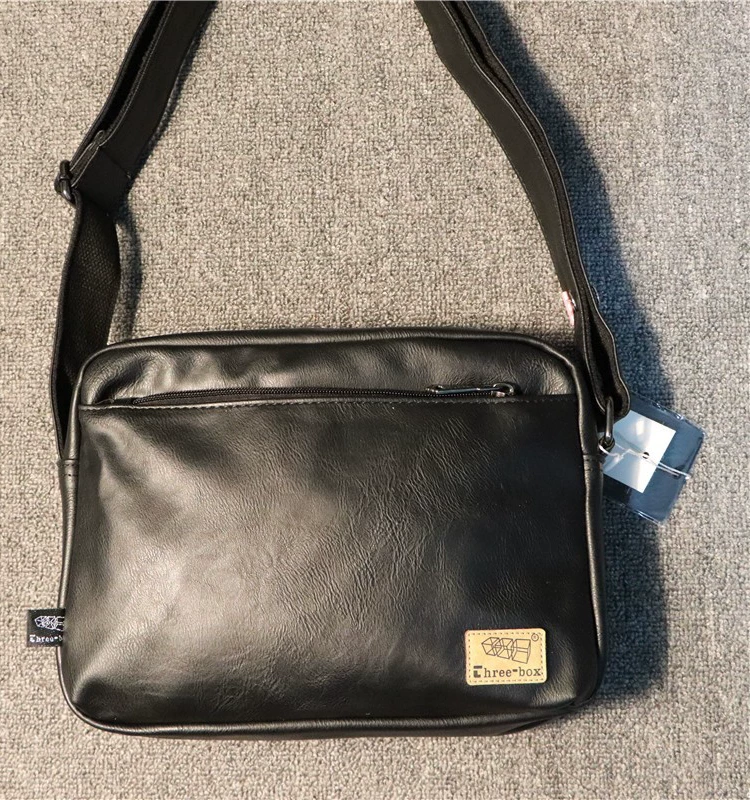 Túi đeo vai thời trang nam ba ngăn, túi đeo chéo ngoài trời phong cách Hàn Quốc và Nhật Bản dành cho nam và nữ, ba lô đeo chéo đựng điện thoại máy tính bảng.