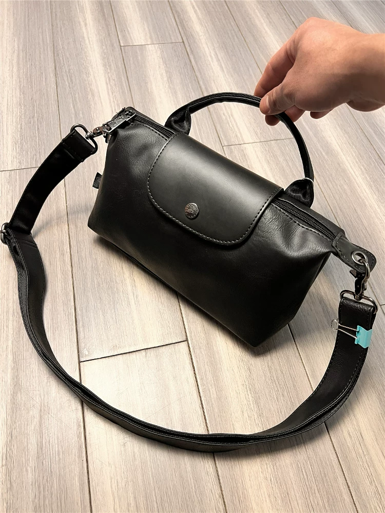 Túi đeo vai đa năng ba ngăn, balo mini dành cho nam và nữ, phong cách retro Nhật Bản và Hàn Quốc, túi đeo chéo đi làm