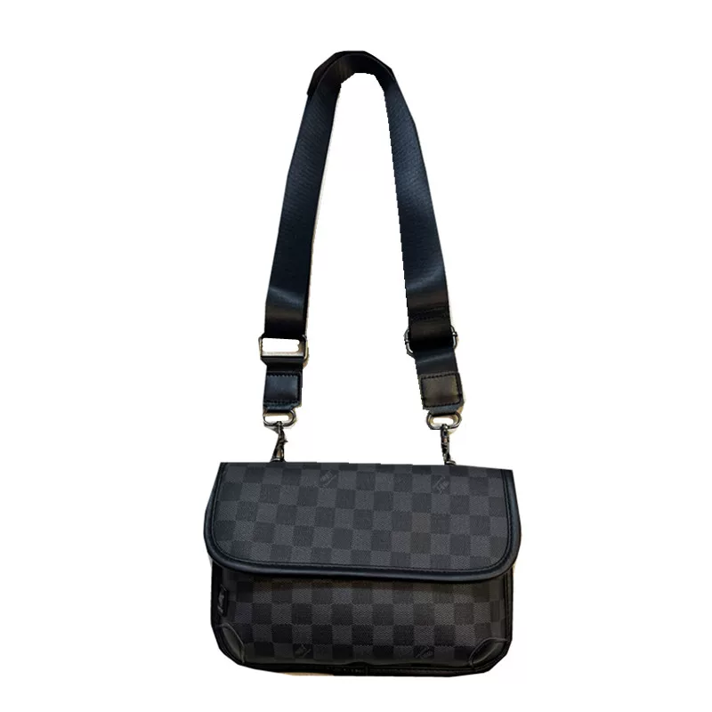 Túi đeo vai unisex họa tiết ca rô thời trang Threebox, túi đeo chéo nhỏ họa tiết caro, balo thời trang dã ngoại