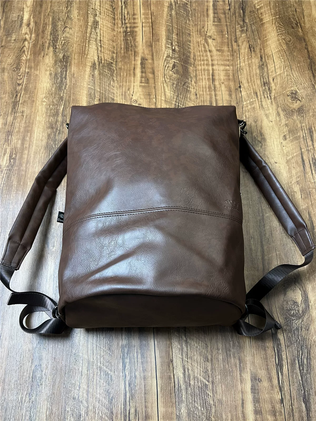 Ba lô nam thời thượng 2025 kiểu Nhật, chất liệu da thật, túi xách nữ phong cách retro, ba lô du lịch đi học