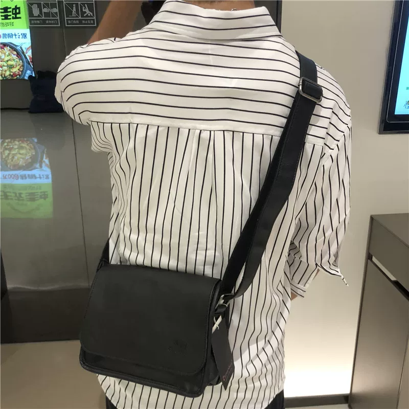 Túi đeo chéo phong cách Nhật Bản thời thượng Threebox, kiểu dáng đơn giản, unisex, đeo vai ngang, dành cho giới trẻ.