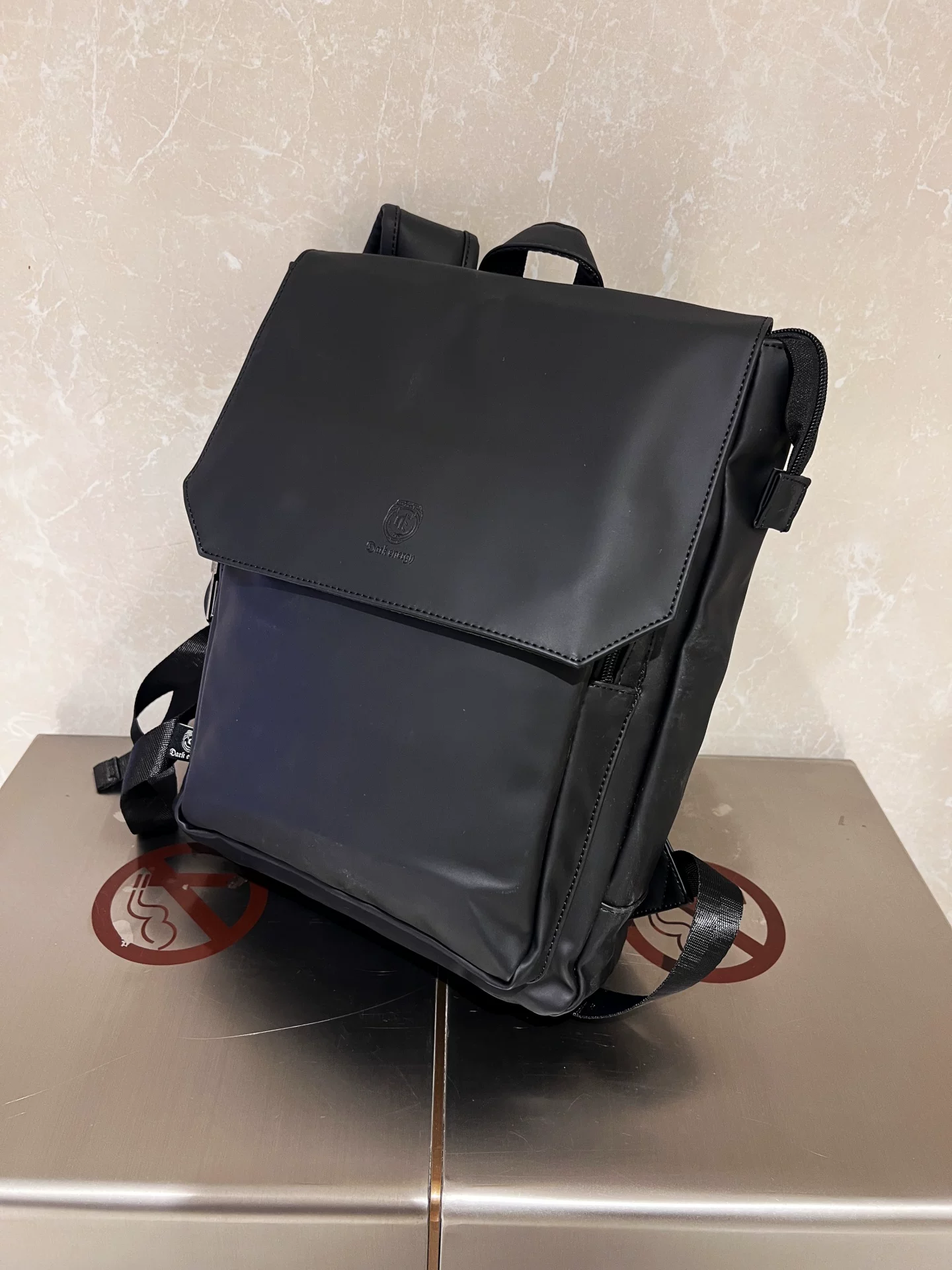 Ba lô da mềm ba ngăn dành cho nam, ba lô thời trang, túi đi học du lịch, túi đi học cổ điển dành cho học sinh trung học cơ sở, nam và nữ