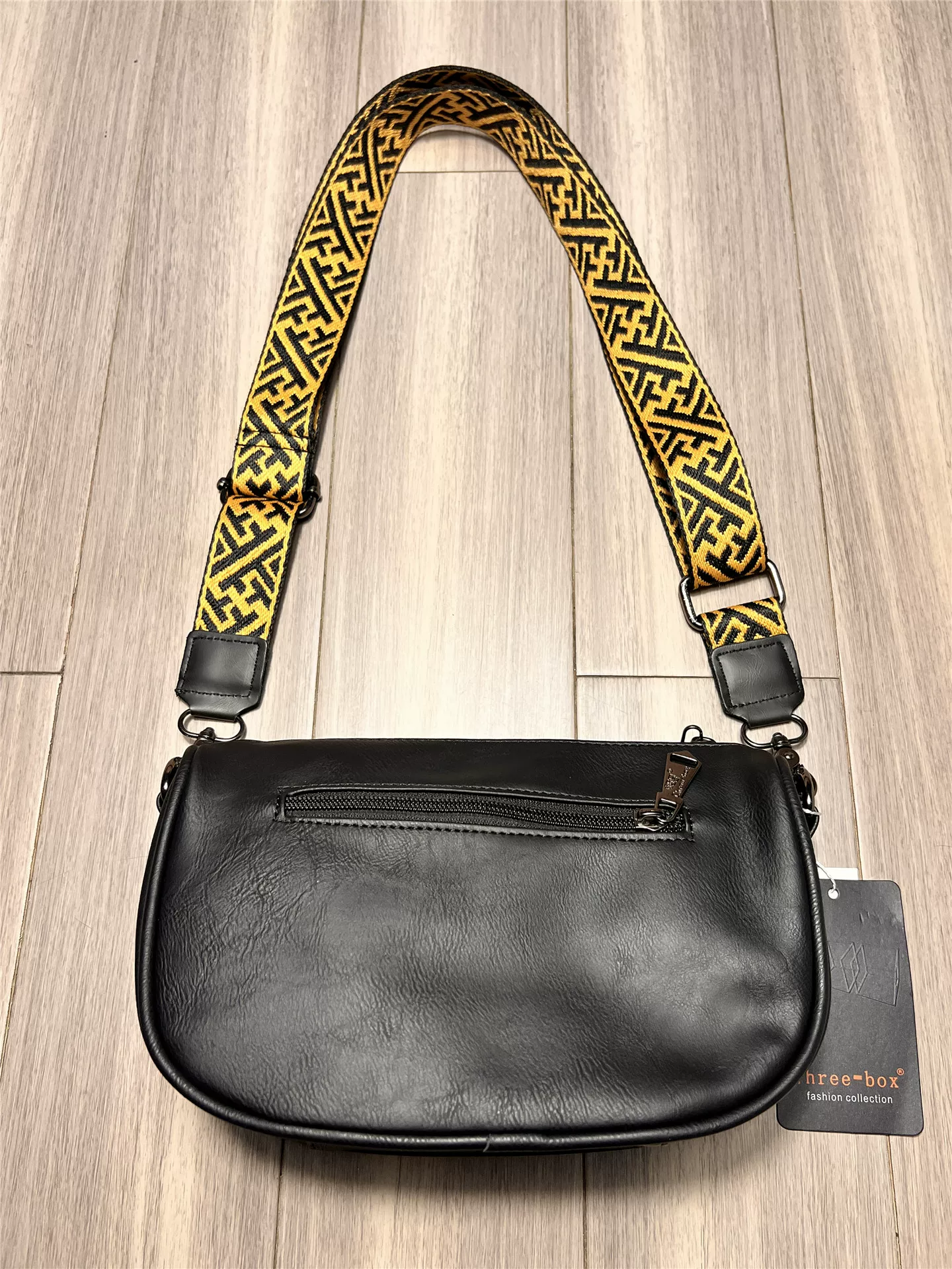 Túi đeo chéo ba ngăn dành cho nam, túi đeo vai phong cách Nhật Bản, túi đeo chéo nhỏ kiểu retro phong cách Hàn Quốc dành cho nam, ba lô nữ