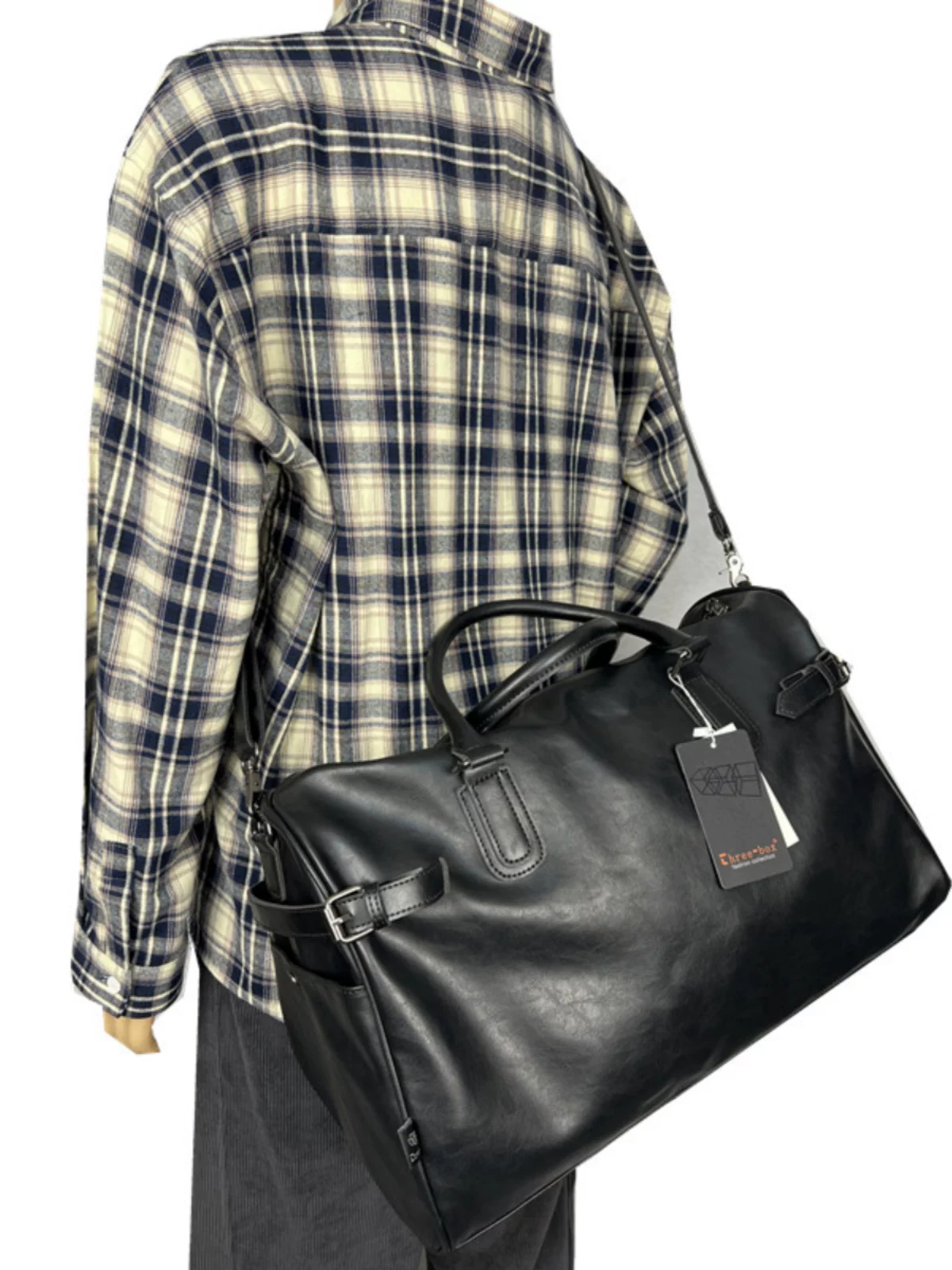 Ba hộp túi xách nam thời trang, túi đeo chéo du lịch thương hiệu thời thượng, túi đựng giày, túi đựng hành lý khô và ướt