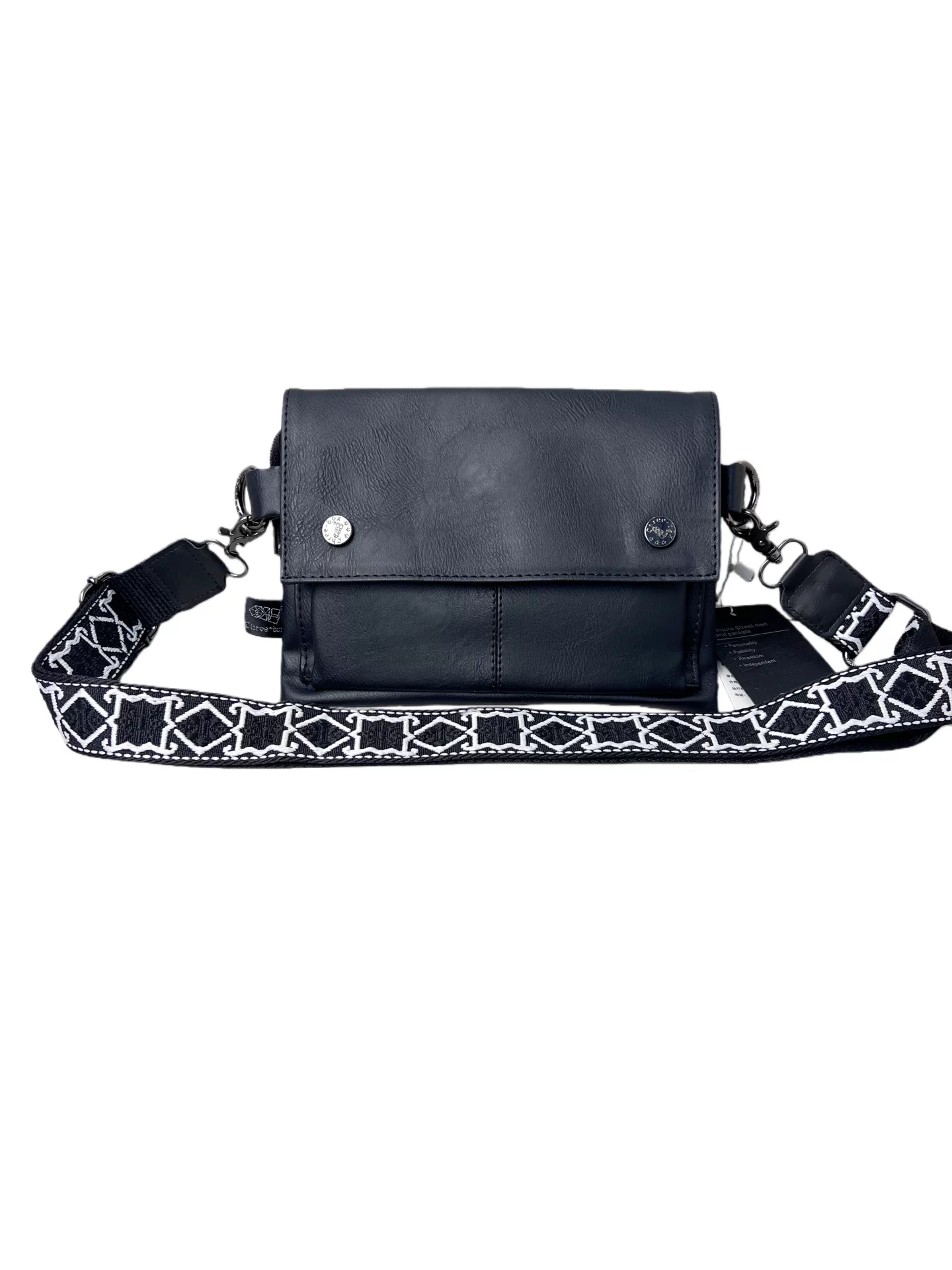 Ba hộp túi nhỏ bằng da thật kiểu Nhật, túi đeo chéo nam, túi đeo vai, túi đựng điện thoại ôm sát, túi đi xe đạp đô thị dành cho nữ.