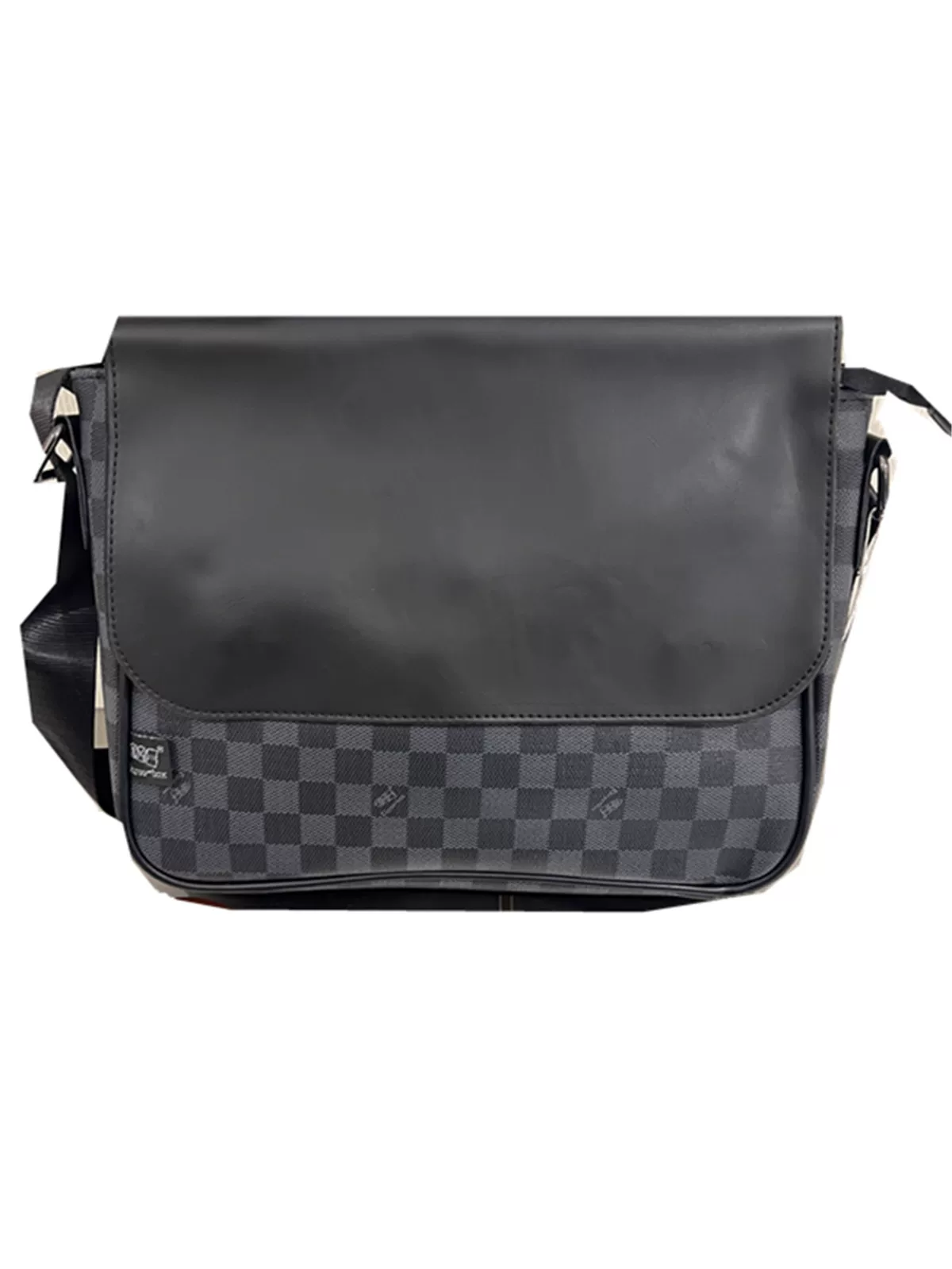 Bộ ba túi nam mới thời trang, họa tiết ca rô, đeo chéo, unisex, đựng máy tính bảng