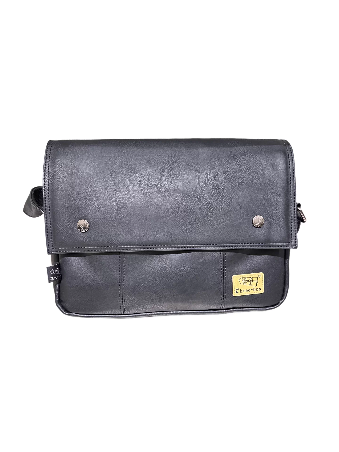 Túi đeo vai nam phong cách Hàn Quốc ba hộp chất liệu da thật túi xách nam thể thao thông thường túi đeo chéo túi đựng ipad