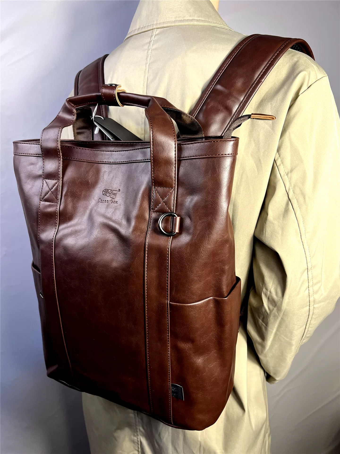 Ba lô nam phong cách retro mới Ba lô đi làm unisex phong cách Nhật Bản và Hàn Quốc Túi xách phong cách preppy dành cho nam