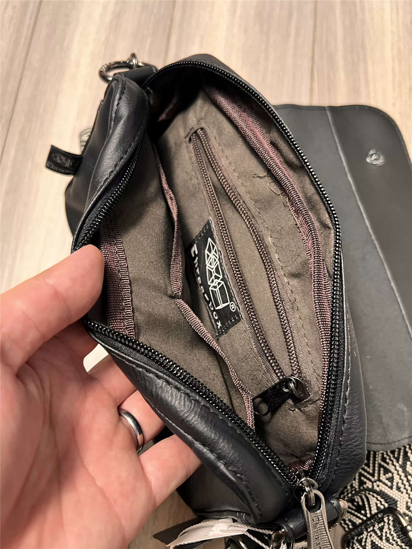 Túi đeo vai ba ngăn dành cho nam và nữ, túi đeo chéo bằng da mềm, túi đeo chéo đơn giản chất lượng cao, kiểu dáng độc đáo