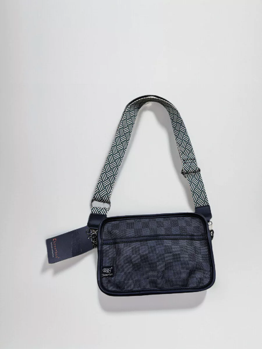 Túi đeo chéo nam kẻ caro 2025, túi đeo vai caro đa năng, đơn giản, giản dị, nhẹ, túi nhỏ, balo nam