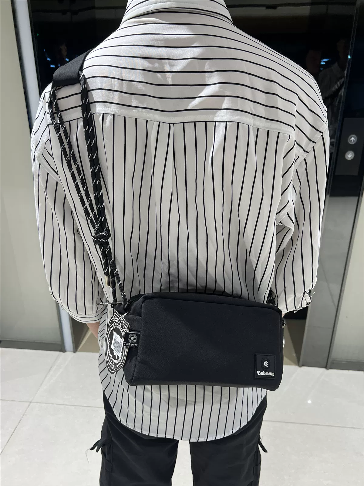 Túi đeo chéo nam thời trang hè 2024 chất liệu canvas nhỏ gọn phong cách Nhật Bản, Hàn Quốc, Anh, túi đeo vai cotton unisex, balo đi làm