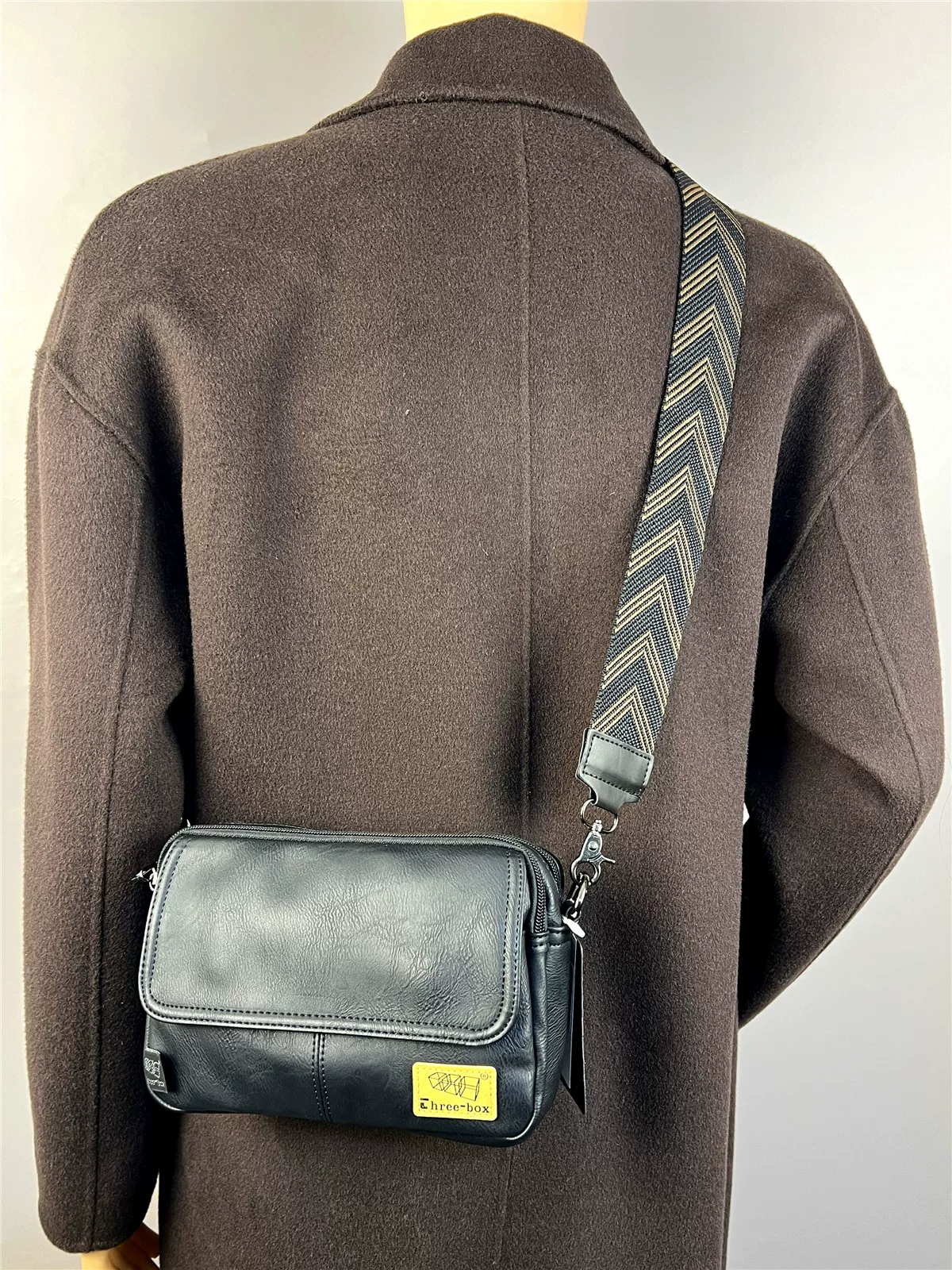 Túi đeo vai nam hợp thời trang, phong cách Hàn Quốc và Nhật Bản, túi đeo chéo đa năng unisex, túi đeo chéo nhỏ, túi ngoài trời phong cách Nhật Bản, túi hợp thời trang.