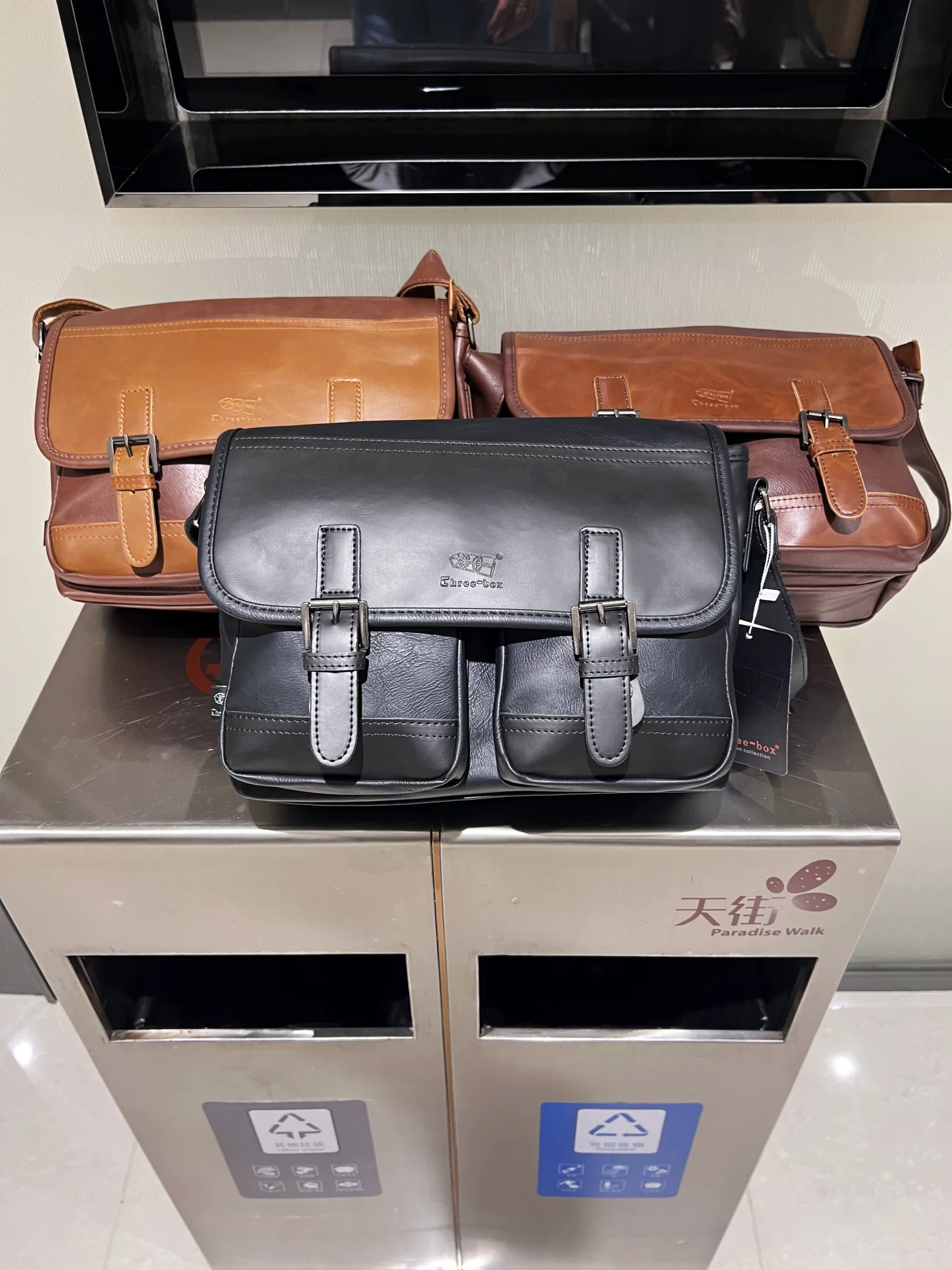 Túi đeo chéo nam da thật phong cách retro Hàn Quốc 2026, chất liệu da thật, kiểu dáng thời trang, thích hợp làm túi công sở, túi đeo vai, túi messenger, balo học sinh