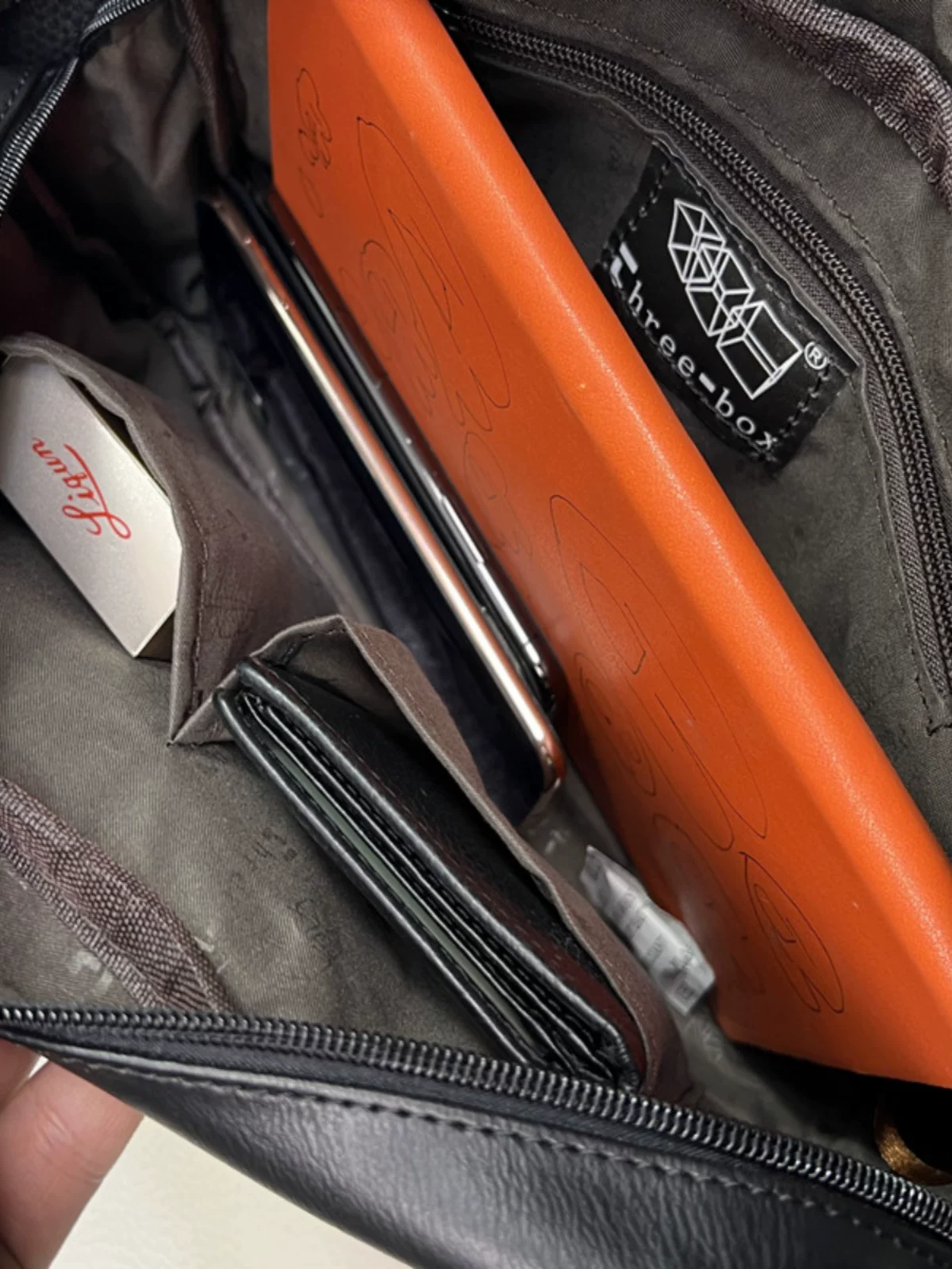 Túi xách nam thời trang threebox, túi đeo vai nam sọc ruy băng, túi đeo chéo ngoài trời hợp thời trang, ba lô nữ