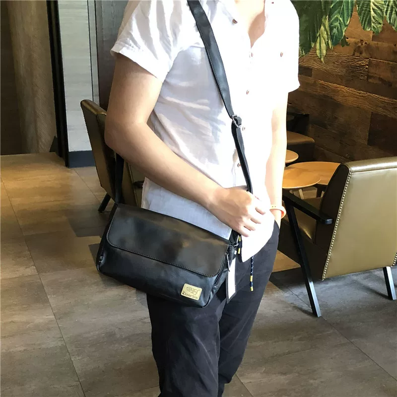 Ba lô đeo chéo nam phong cách Hàn Quốc ba lô đeo chéo nam thông thường túi đeo vai kiểu cổ điển túi đeo chéo ngang ngang đựng điện thoại