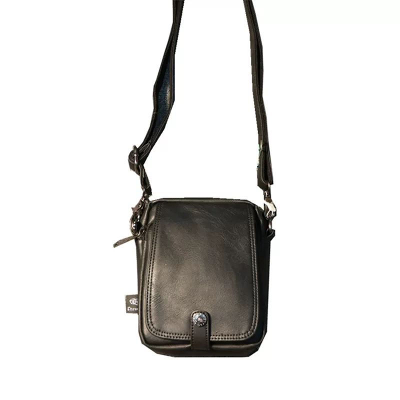 Túi đeo vai nam phong cách Hàn Quốc ba ngăn, kiểu dáng thời trang, phong cách Nhật Bản và Hàn Quốc, túi đeo chéo nhỏ, túi thể thao mini đựng điện thoại