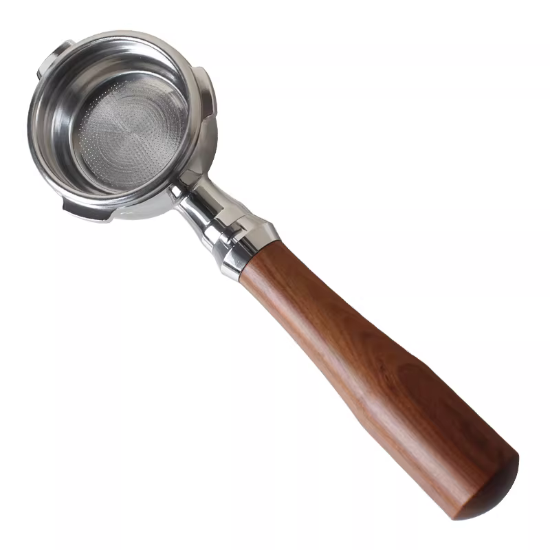 BAE01/02/Maxim Marseille/Lehehe Máy pha cà phê 58MM Bộ lọc không đáy ba tai bằng gỗ nguyên khối