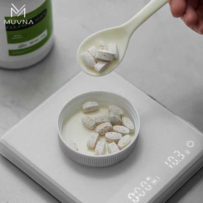 Viên vệ sinh máy xay cà phê MUVNA, chất tẩy rửa để làm sạch đĩa và lưỡi xay, loại bỏ bụi bẩn và cặn bẩn.