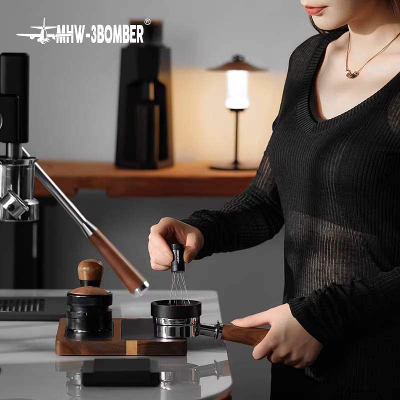 Kim khuấy bột Bomber Lightning 2.0 Kim phân phối bột cà phê có thể điều chỉnh được Kim phân phối bột kiểu Ý Máy khuấy kiểu kim để phân phối đều