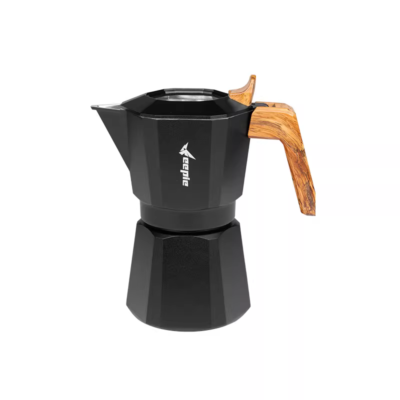 Máy pha cà phê moka pot hai van Blackhawk, ấm pha cà phê thủ công hai van, máy pha cà phê kiểu Ý chiết xuất espresso