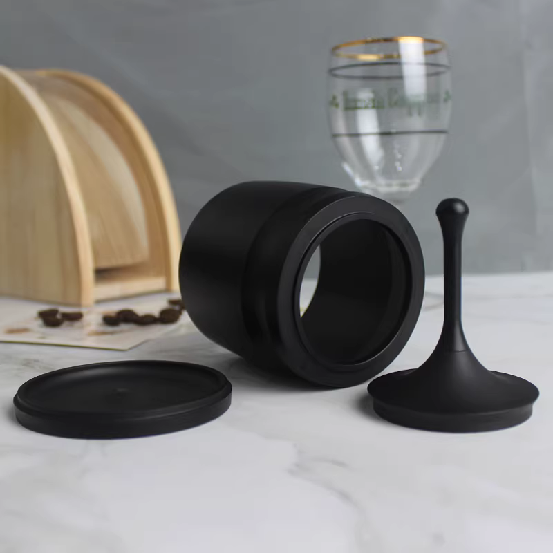 Bộ thu bột HG-1, máy xay cà phê ek43, cốc đựng bột, pha cà phê thủ công, phân phối đều với nắp, dụng cụ phân phối bột, tay cầm máy pha cà phê 58mm