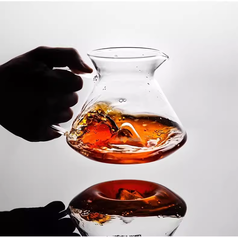 Bình pha cà phê thủ công MHW Bomber Hill Sharing Pot có vạch chia độ, dụng cụ pha cà phê bằng kính