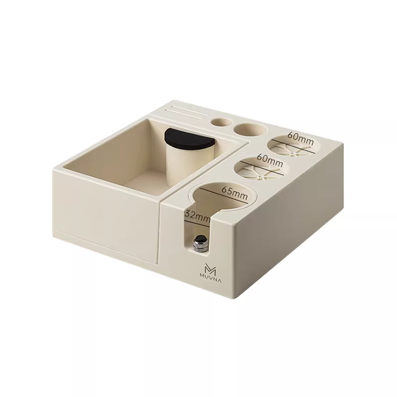 Giá đỡ tamper đa năng, đế tamper, tay cầm, giá đỡ máy pha cà phê Ý MUVNA chất liệu ABS